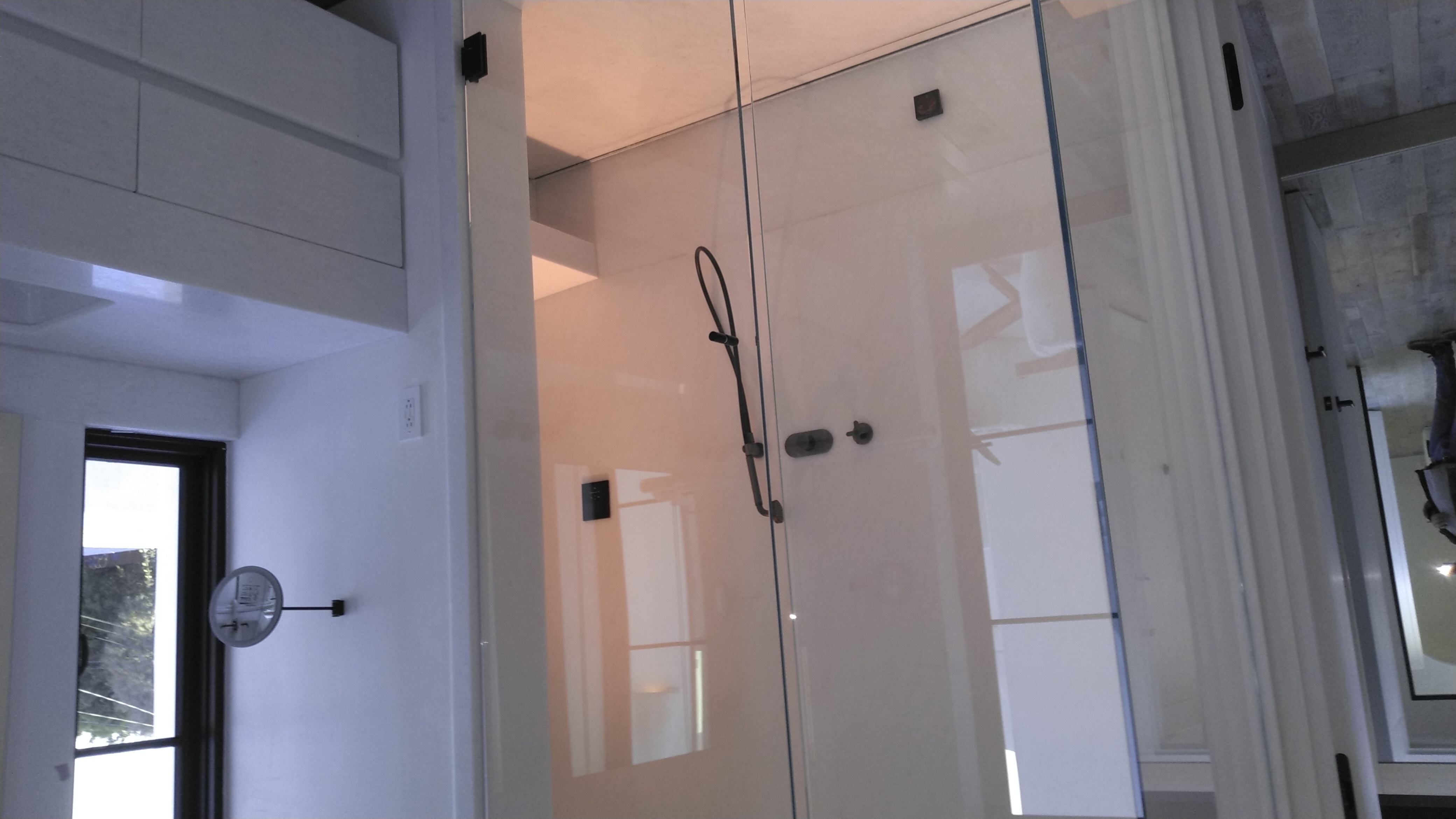 Glass shower and bathroom in a Venice remodel