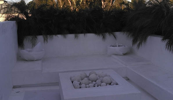 Outdoor residential plumbing project